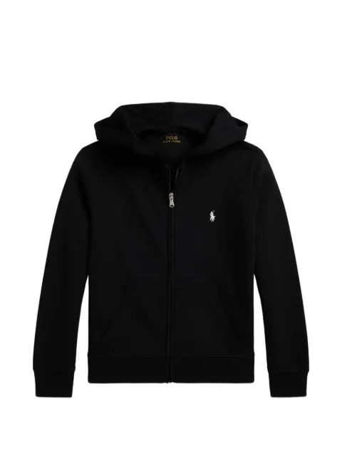 POLO RALPH LAUREN KIDS Felpa con ricamo e cappuccio