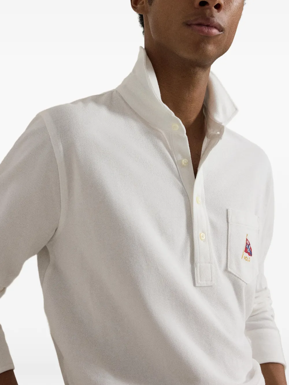 Polo Ralph Lauren Poloshirt met borduurwerk Wit