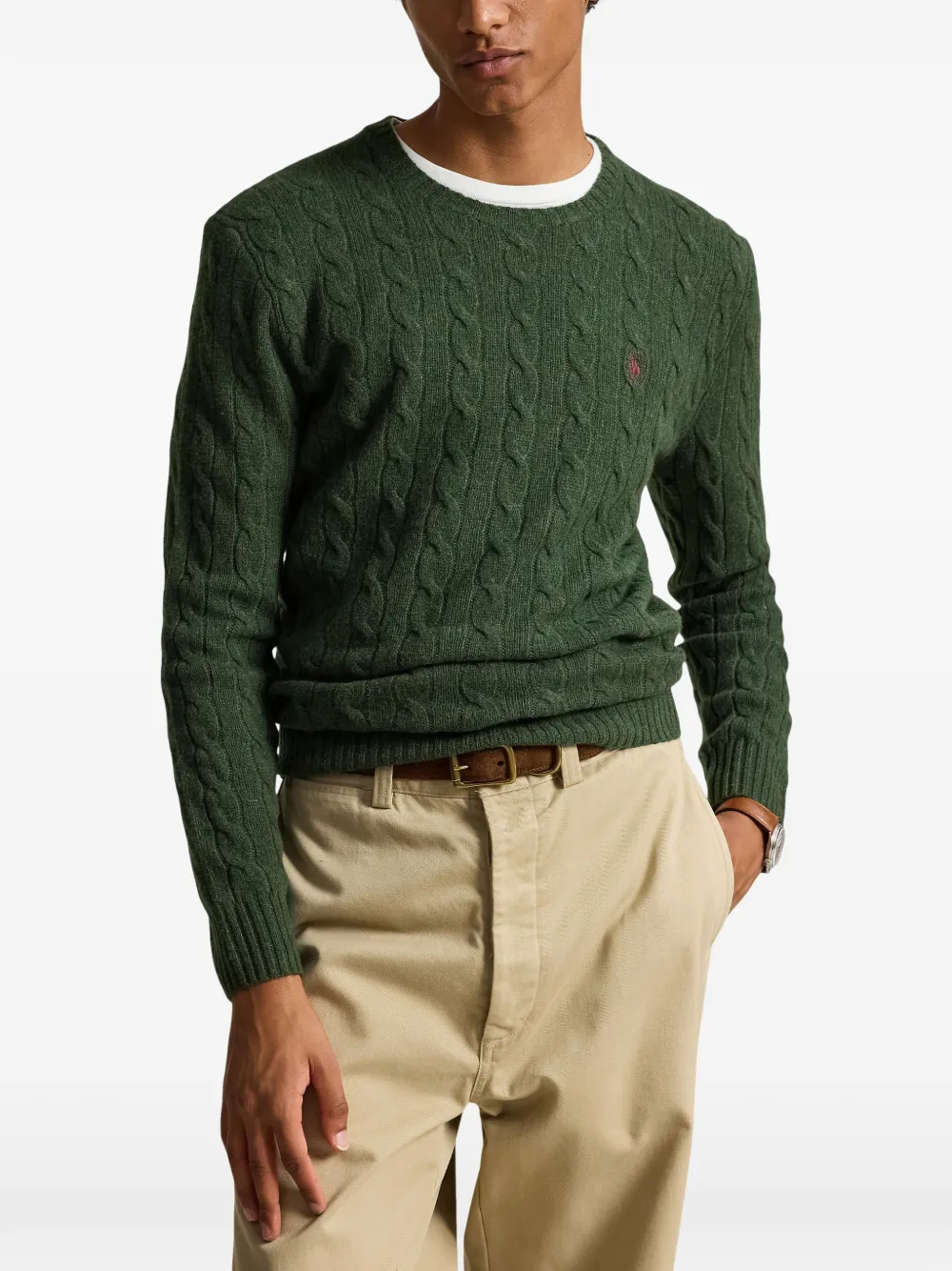 Polo Ralph Lauren Kabelgebreide trui Groen