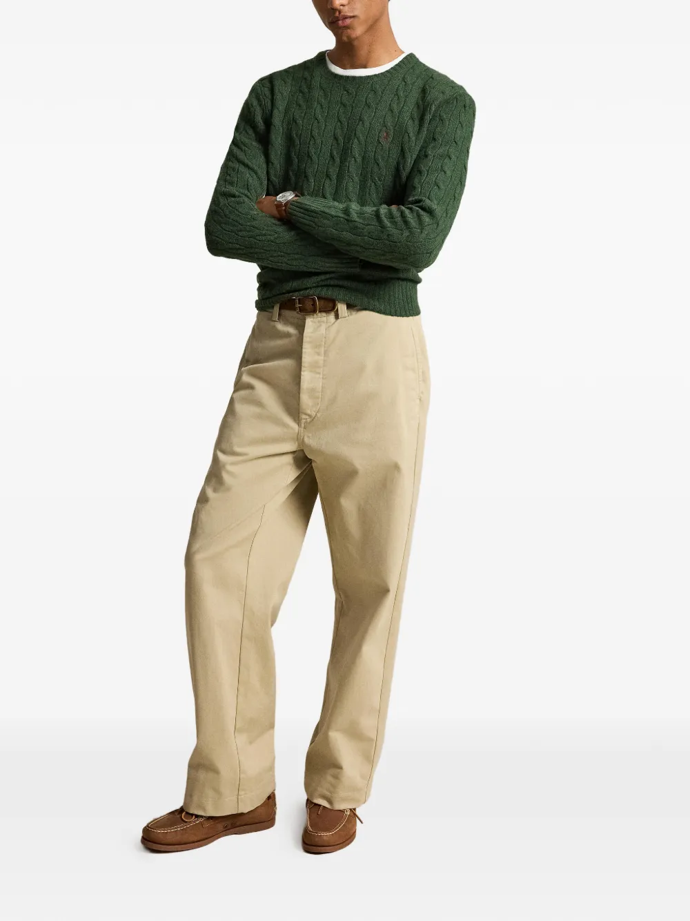 Polo Ralph Lauren Kabelgebreide trui Groen