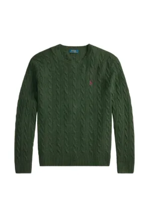 Polo Ralph Lauren ケーブルニット セーター | グリーン | FARFETCH JP