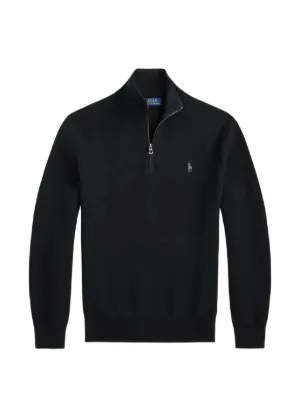 Polo Ralph Lauren ハーフジップ スウェットシャツ | ブラック