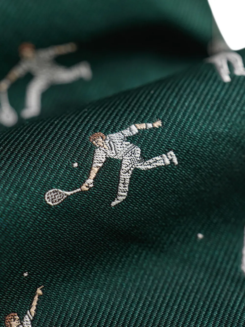 Polo Ralph Lauren Zijden stropdas met print Groen