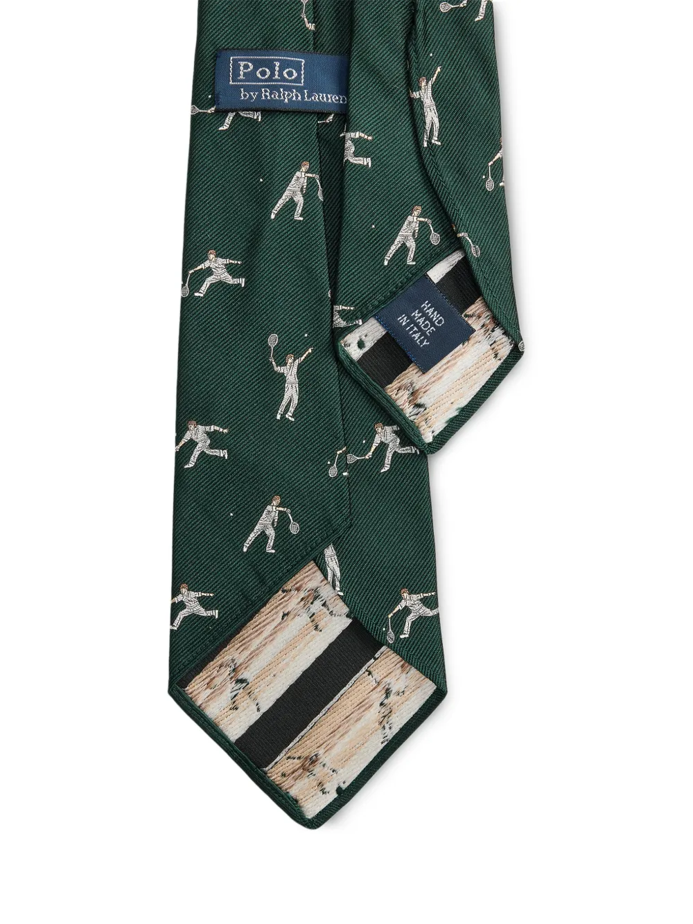 Polo Ralph Lauren Zijden stropdas met print Groen