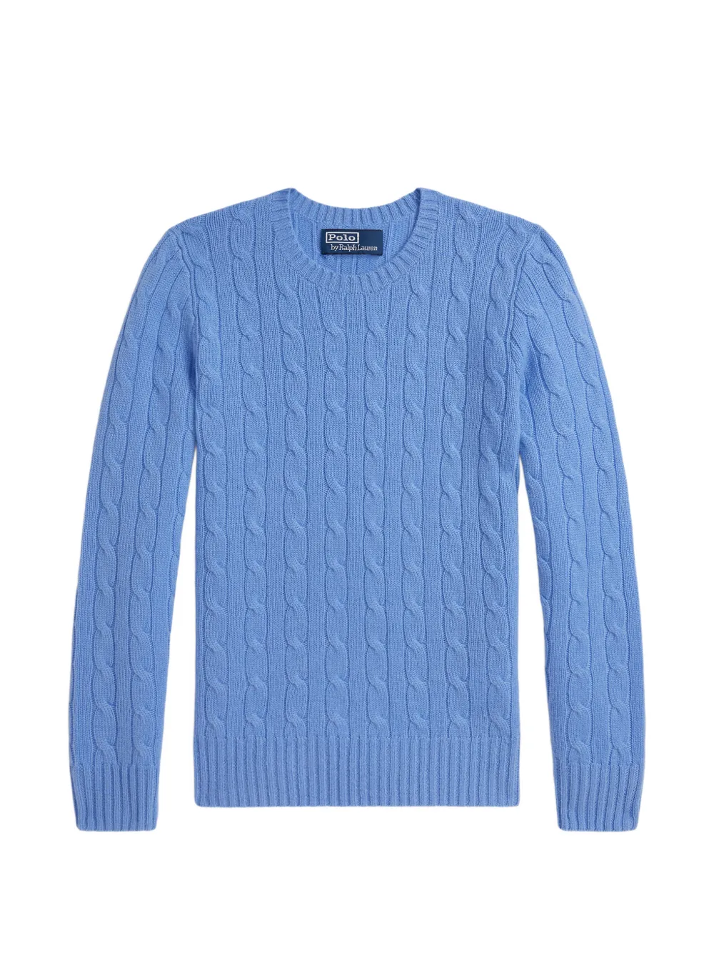 POLO RALPH LAUREN KIDS cable-knit crewneck sweater - Blu
