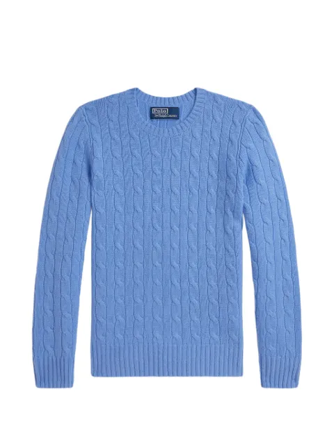 POLO RALPH LAUREN KIDS cable-knit crewneck sweater