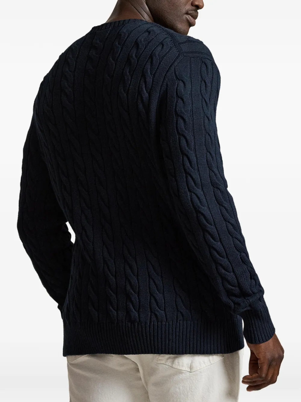 Polo Ralph Lauren Kabelgebreide trui Blauw