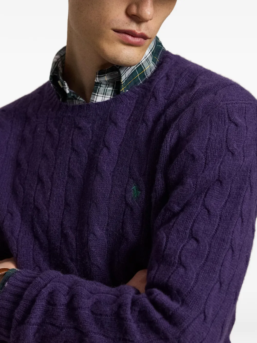 Polo Ralph Lauren Kabelgebreide trui Paars