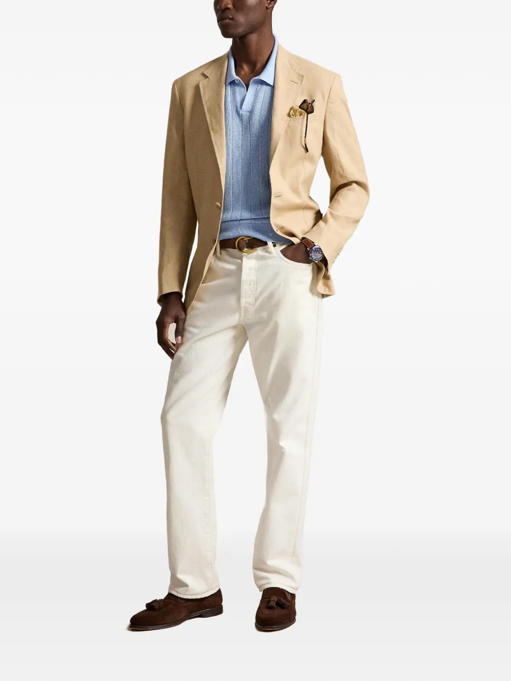 Polo Ralph Lauren Linnen colbert Beige