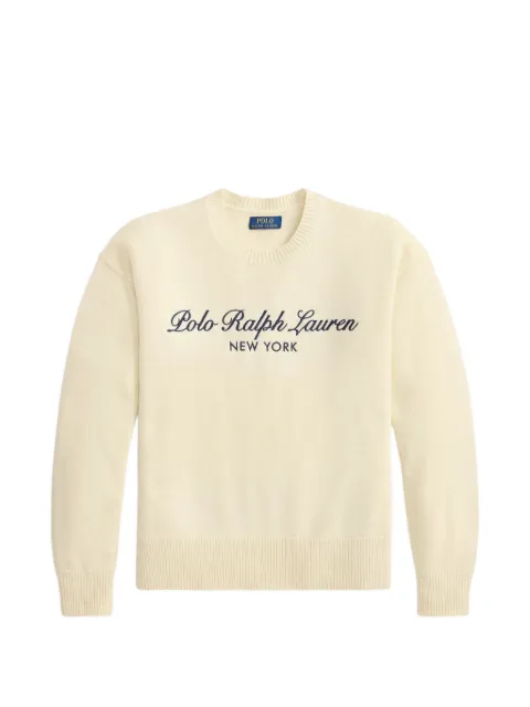 Polo Ralph Lauren logo-embroidered crew-neck sweater