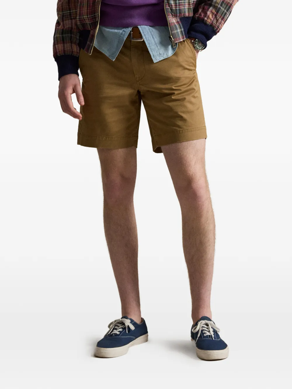 Polo Ralph Lauren Chino shorts met knopen Bruin