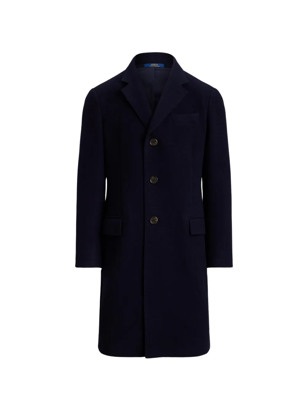 Polo Ralph Lauren button melton topcoat - Blu