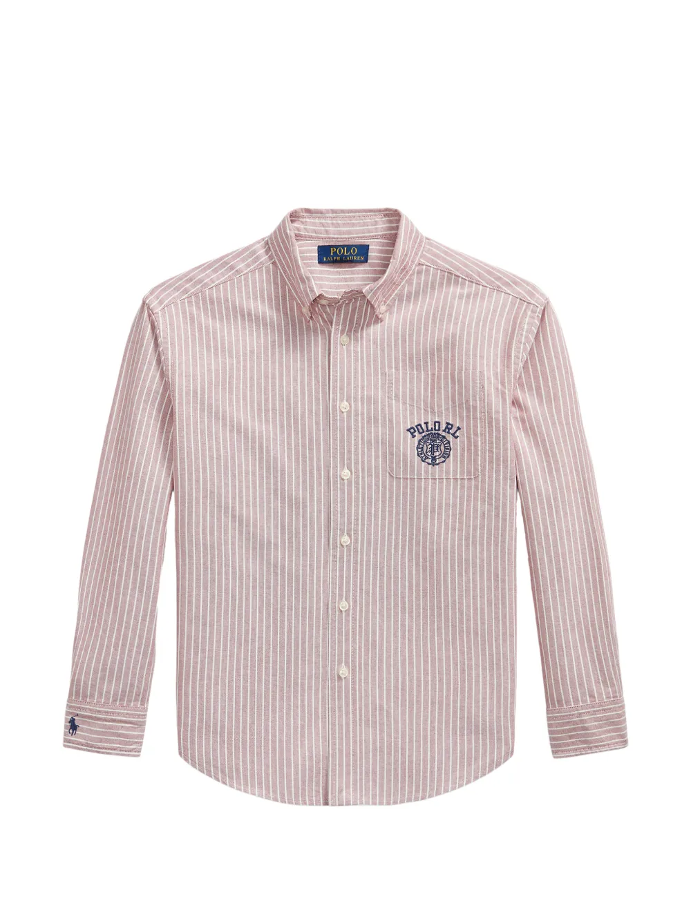 POLO RALPH LAUREN KIDS Camicia a righe - Rosa