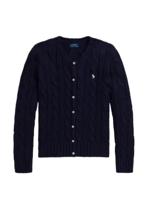 POLO RALPH LAUREN KIDS ケーブルニット カーディガン | ブルー