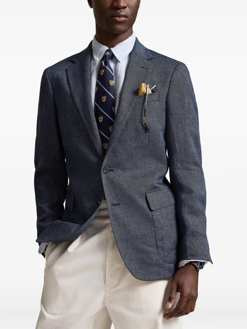 Polo Ralph Lauren Blazer met enkele rij knopen Blauw