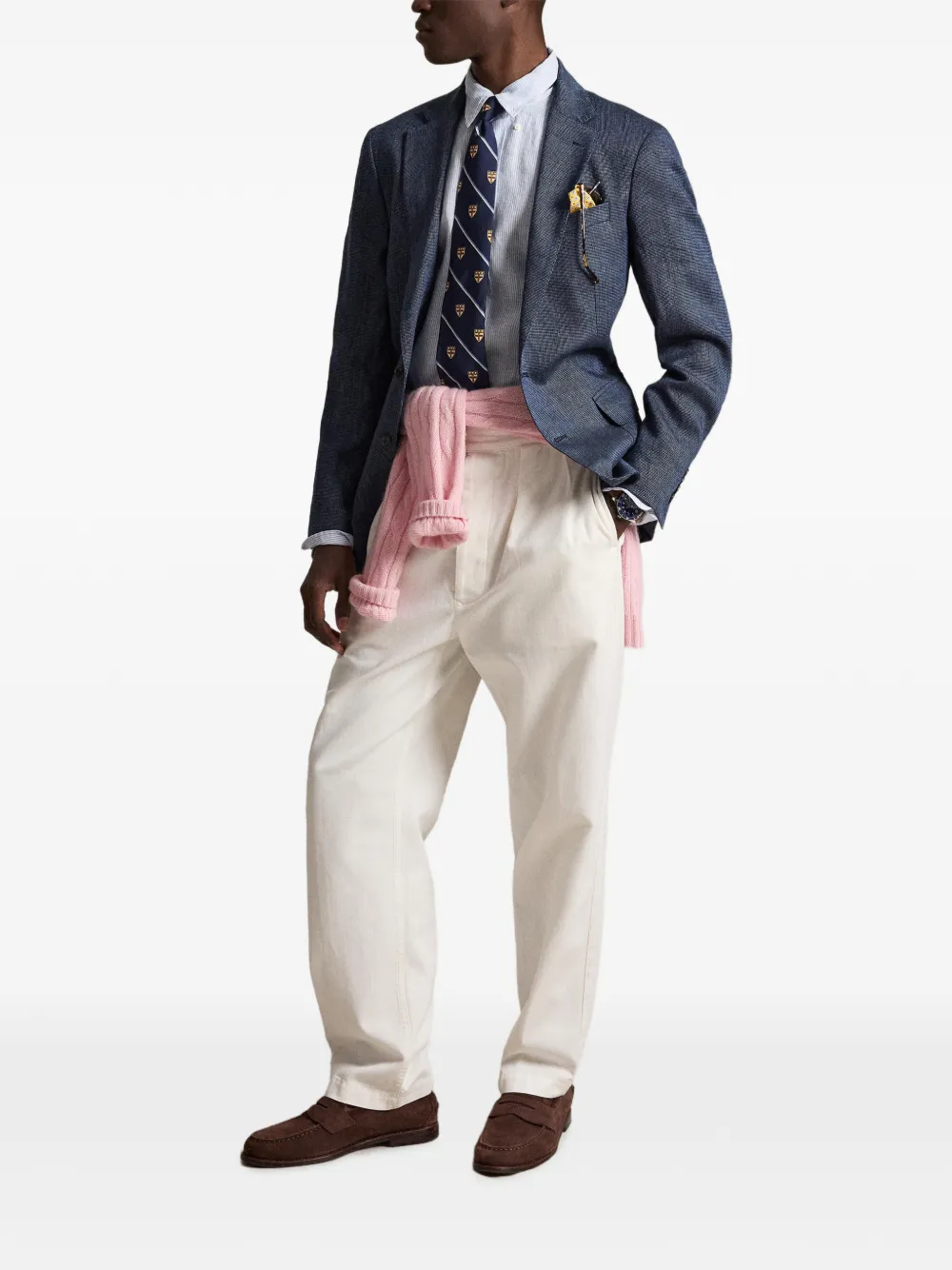 Polo Ralph Lauren Blazer met enkele rij knopen Blauw