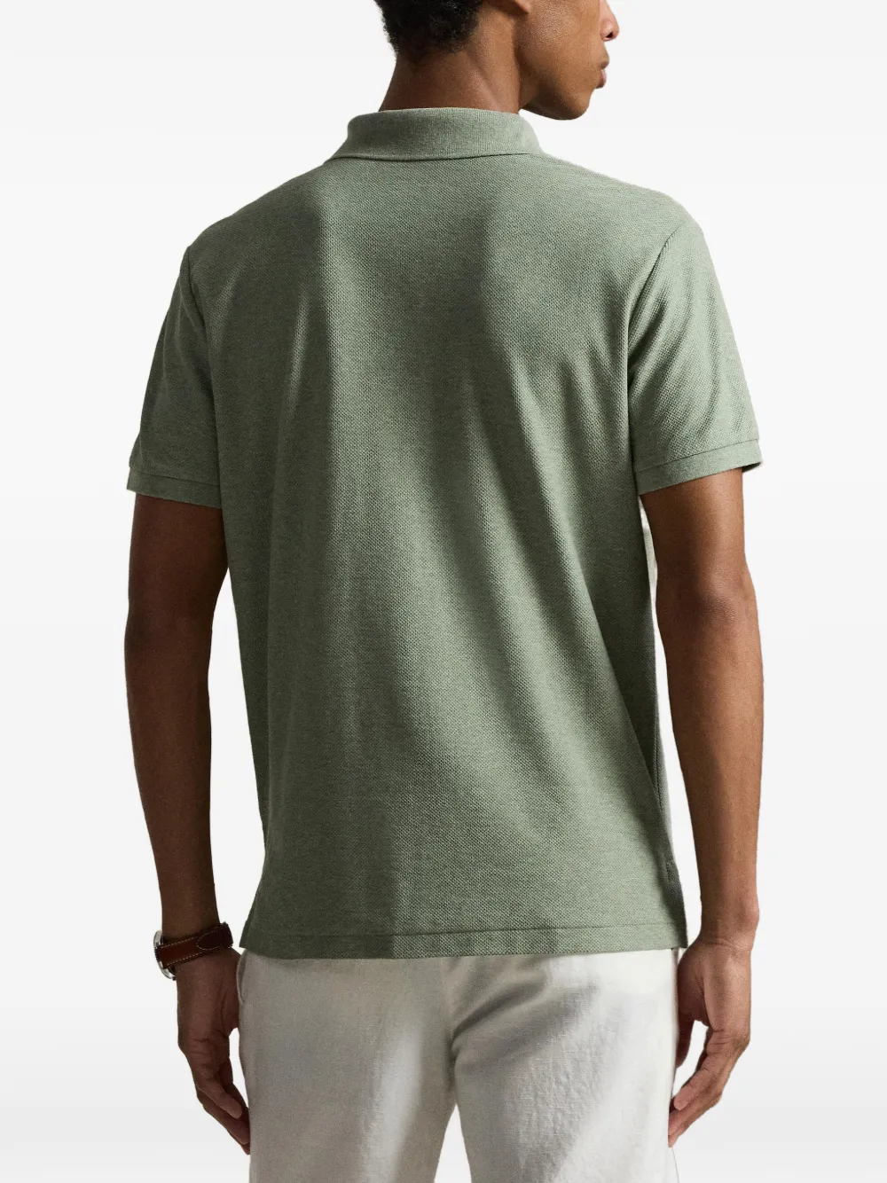 Polo Ralph Lauren Slim-fit poloshirt met mesh Groen