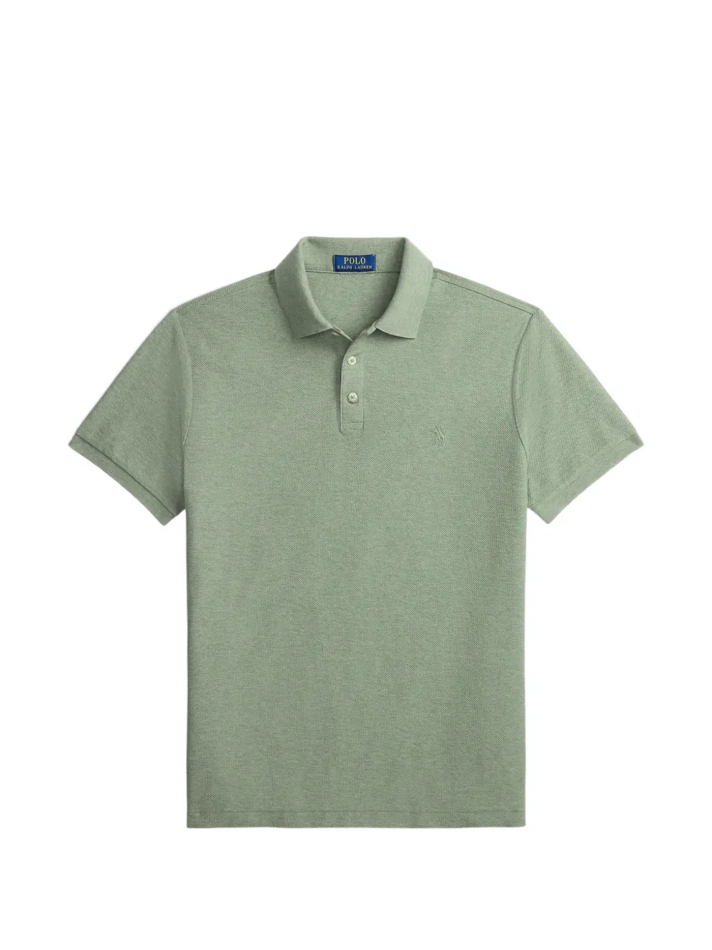 Polo Ralph Lauren Schmales Poloshirt mit Wabenmuster - Grün