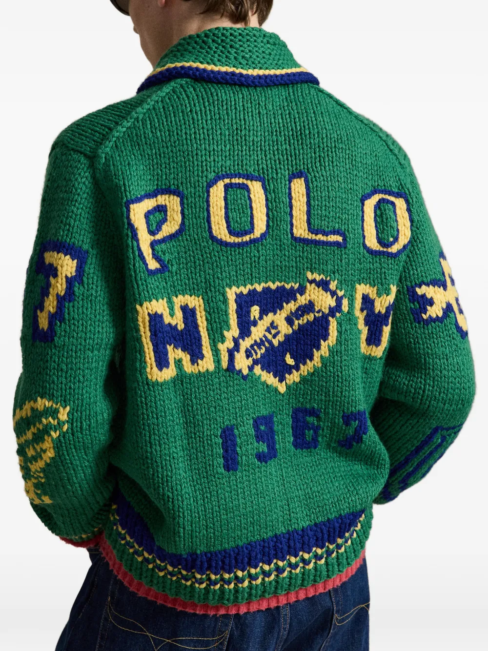 Polo Ralph Lauren Wollen trui met rits Groen