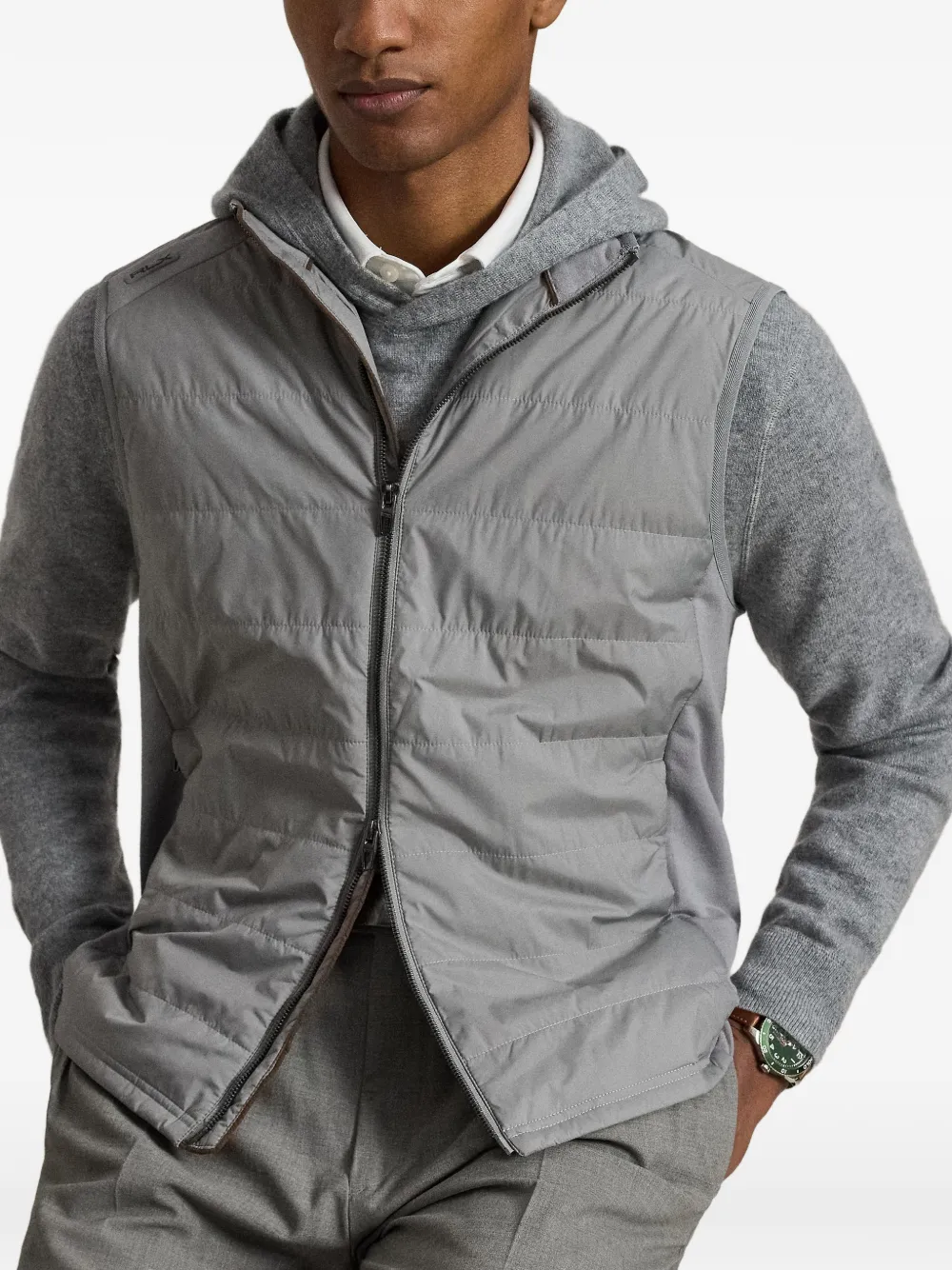 RLX Ralph Lauren Gewatteerde bodywarmer Grijs