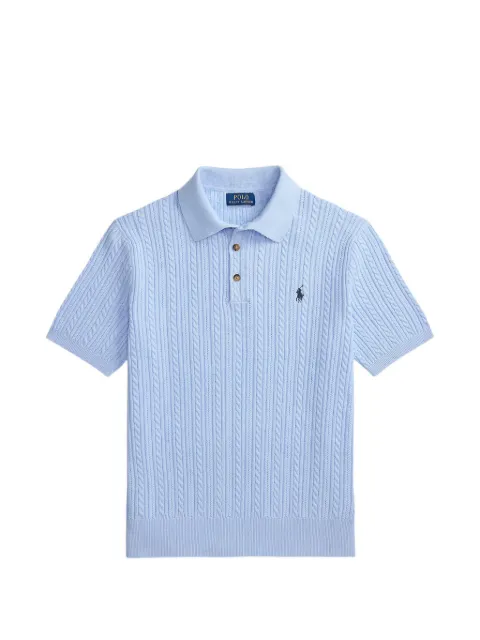 Polo Ralph Lauren cable-knit polo shirt