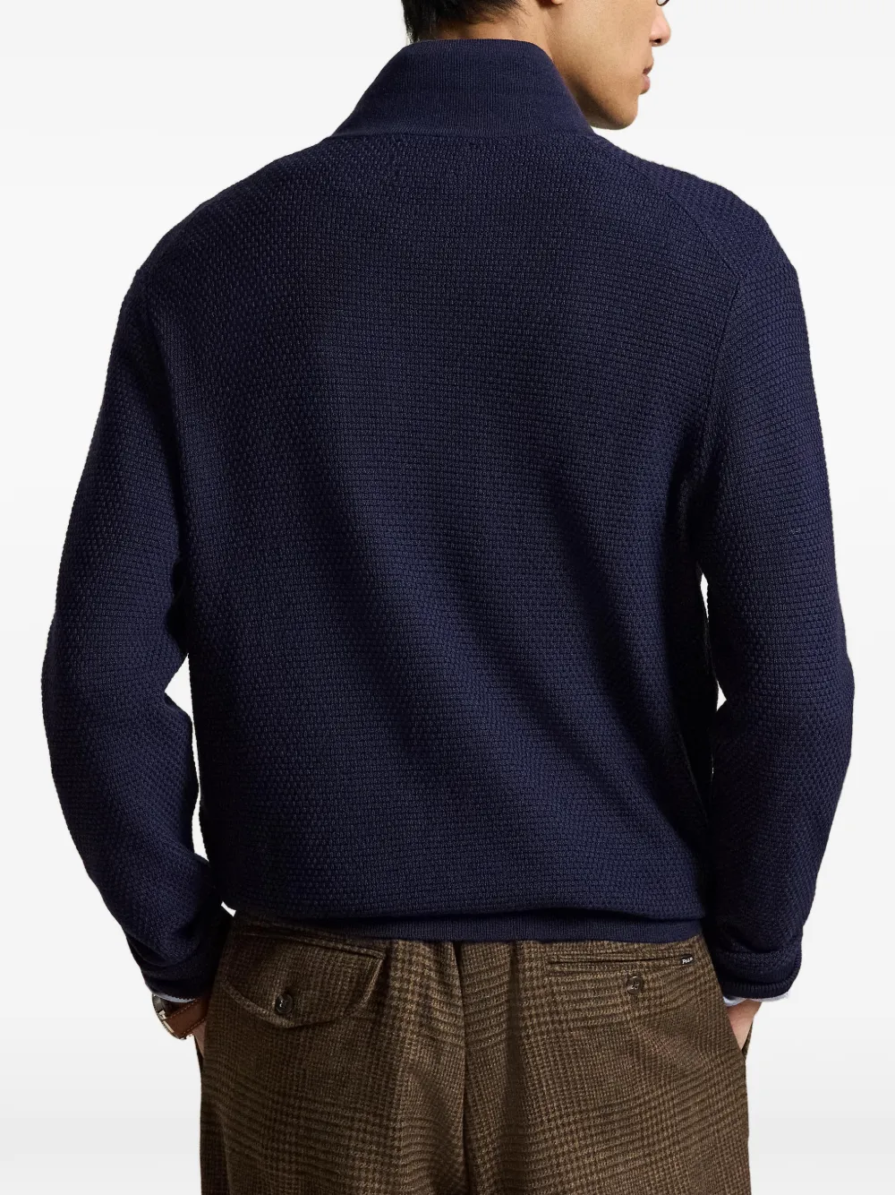 Polo Ralph Lauren Wollen trui met polokraag Blauw