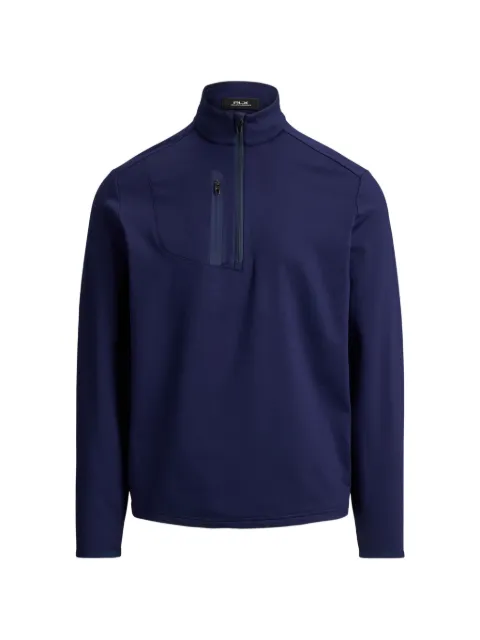 RLX Ralph Lauren quarter-zip blue sweatshirt