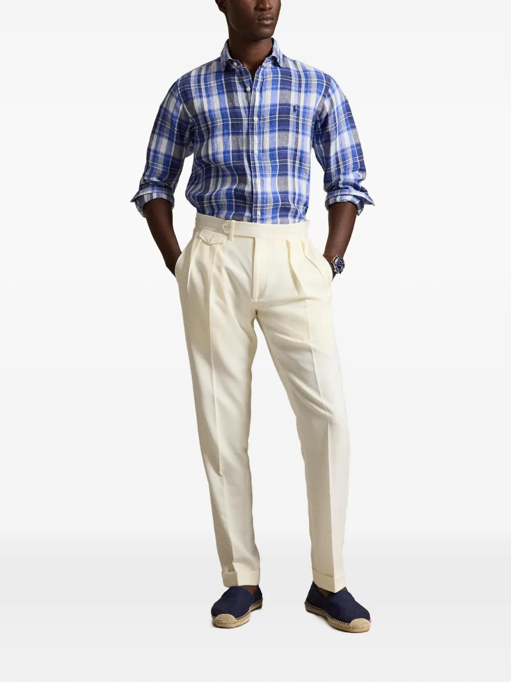 Polo Ralph Lauren Geruit overhemd Blauw