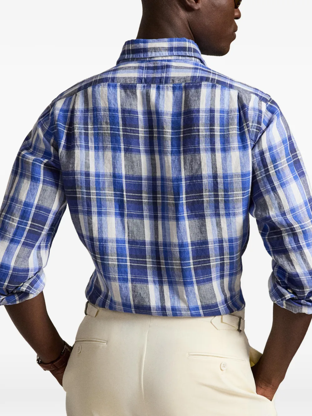 Polo Ralph Lauren Geruit overhemd Blauw