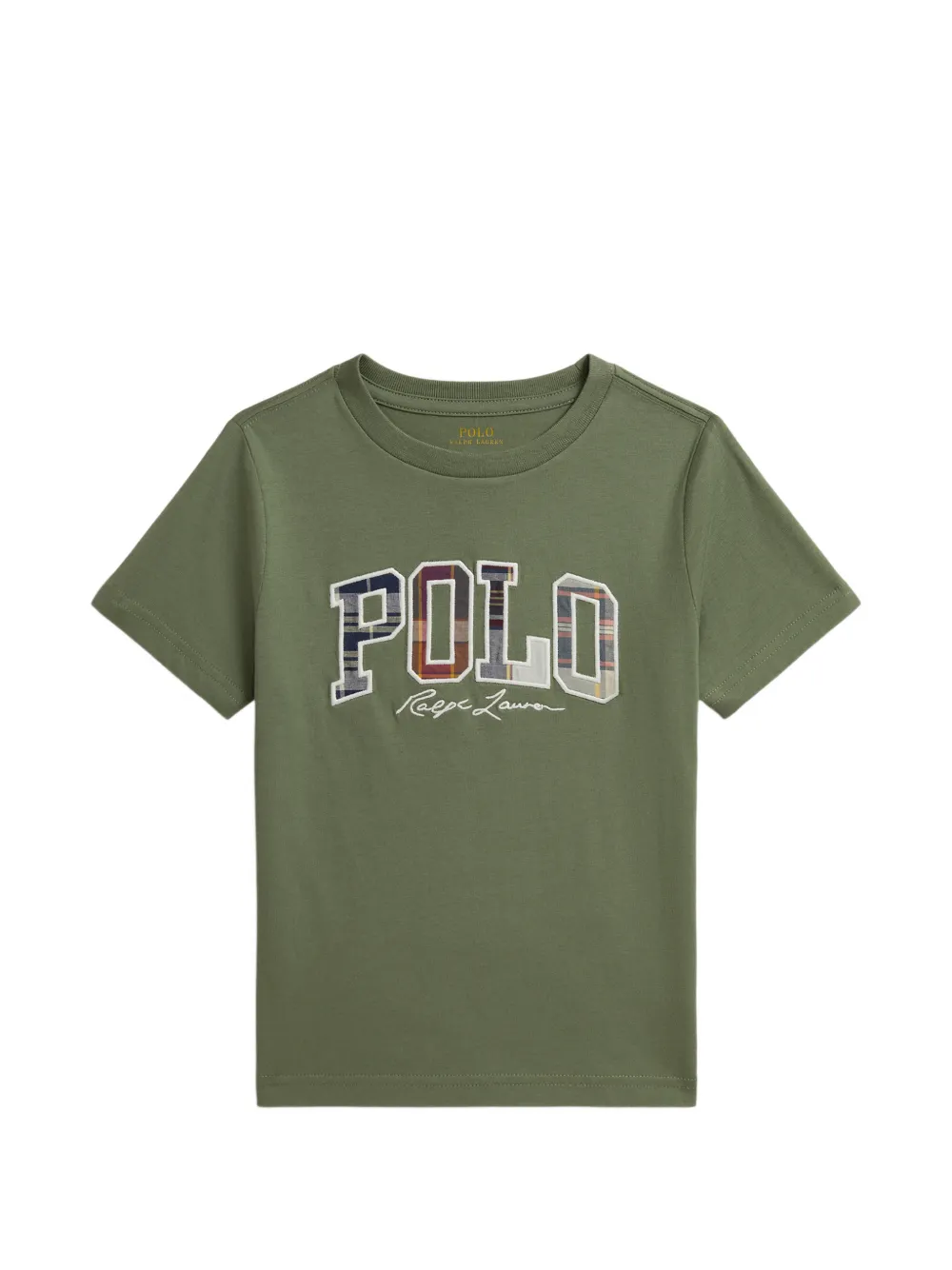 POLO RALPH LAUREN KIDS T-shirt con applicazione - Verde