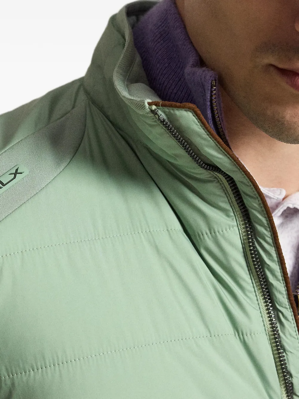 RLX Ralph Lauren Hybrid gewatteerd jack Groen