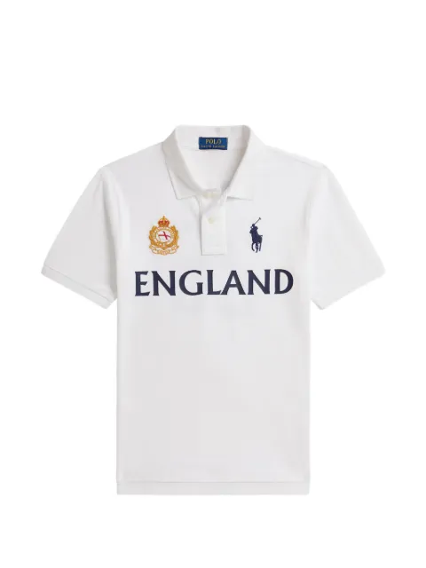 POLO RALPH LAUREN KIDS playera tipo polo con bandera inglesa