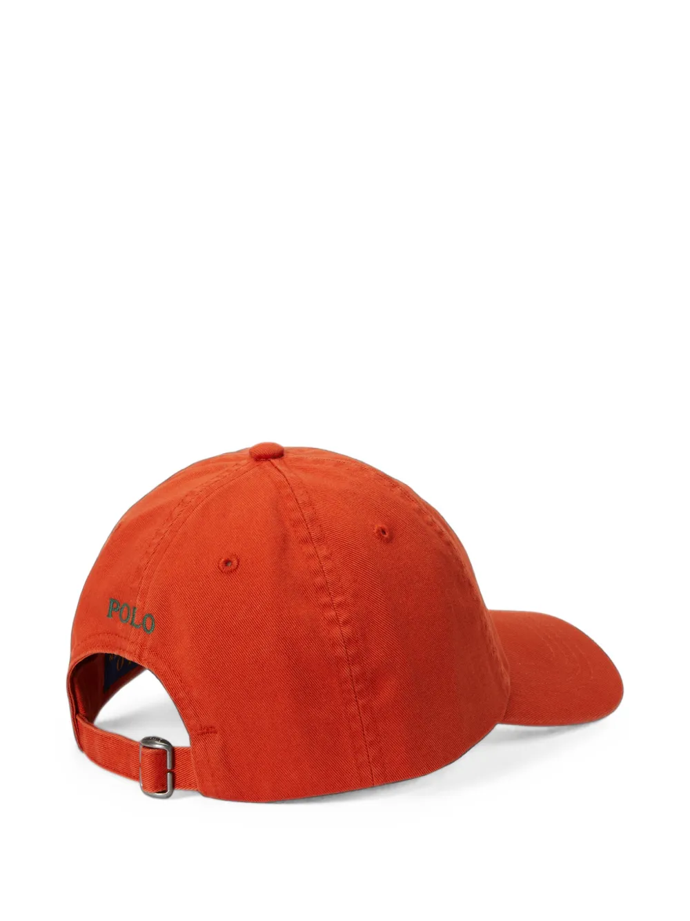 POLO RALPH LAUREN KIDS The Iconic katoenen chino honkbalpet Oranje