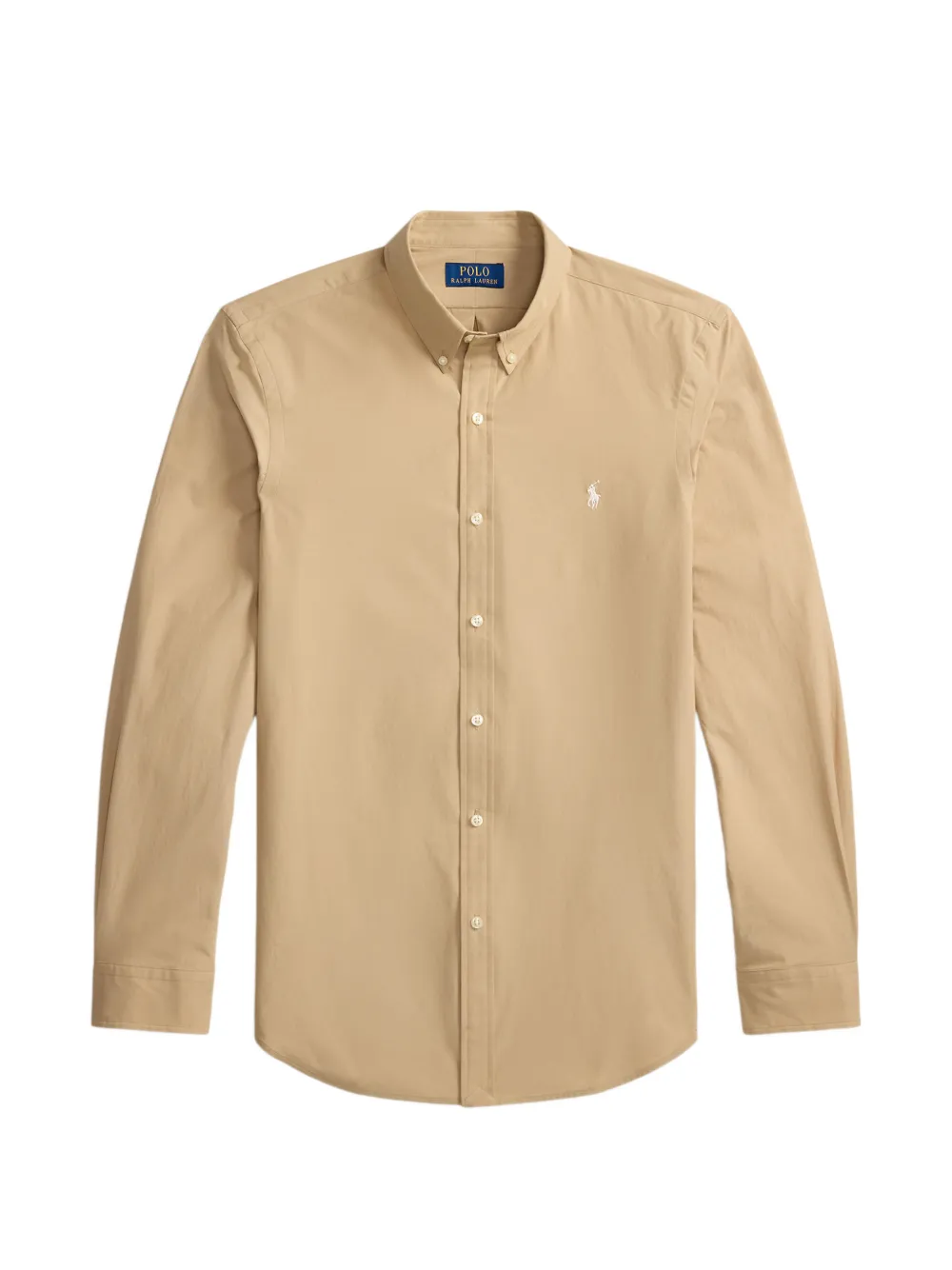 Polo Ralph Lauren slim fit stretch-poplin shirt - Toni neutri
