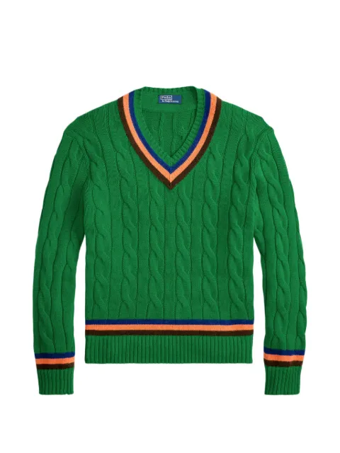 Polo Ralph Lauren cable-knit wool-cotton Cricket jumper