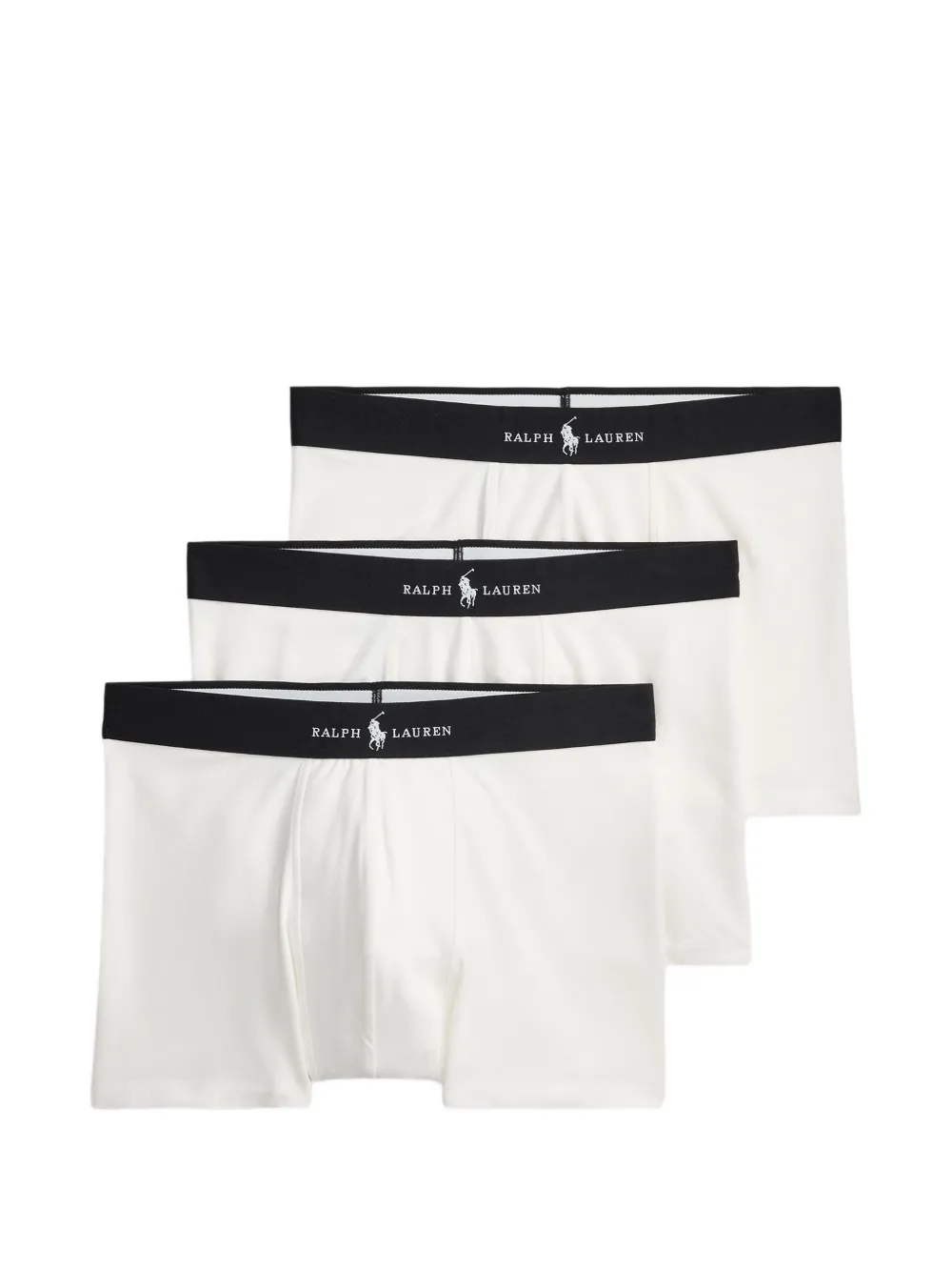 Polo Ralph Lauren Boxer con banda logo (3 pezzi) - Bianco