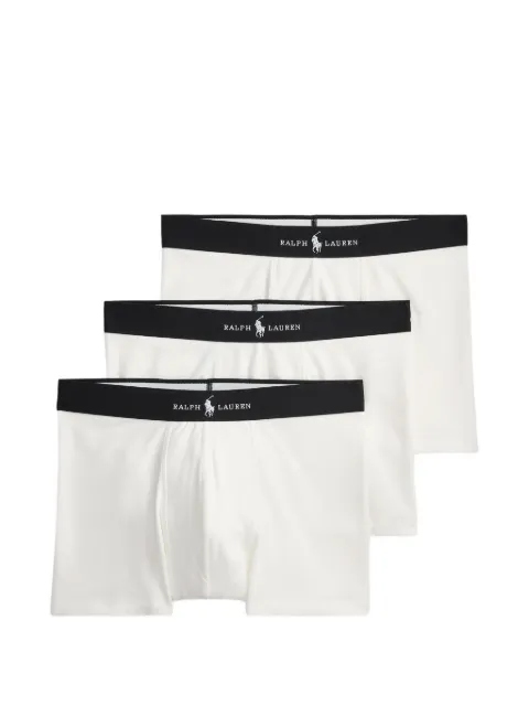 Polo Ralph Lauren 3 pack Pony logo-waistband trunks