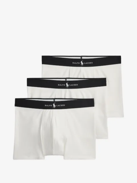 Polo Ralph Lauren 3 pack Pony logo-waistband trunks