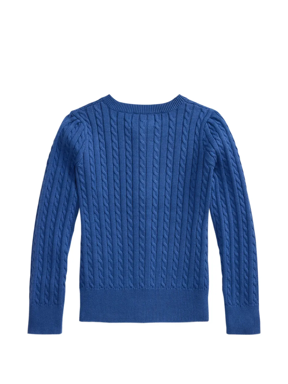 POLO RALPH LAUREN KIDS Kabelgebreid vest Blauw