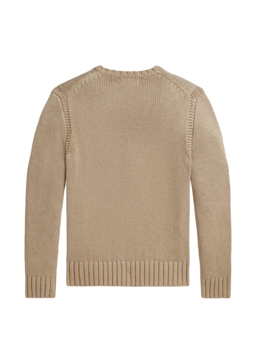 POLO RALPH LAUREN KIDS Trui met vlag intarsia Beige
