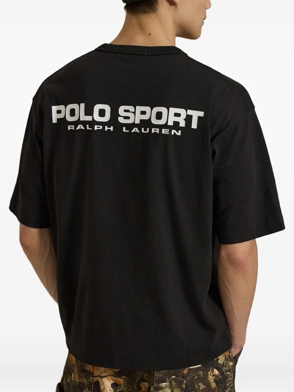 Polo Ralph Lauren T-shirt met logoprint Zwart