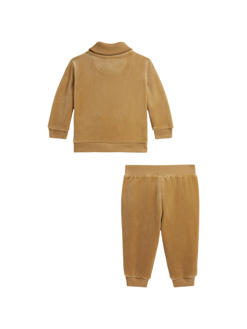 POLO RALPH LAUREN KIDS Top en broek met sjaalkraag Beige