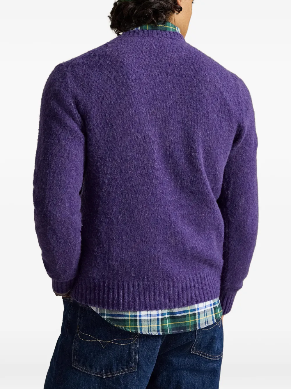 Polo Ralph Lauren Gebreide trui met logo Paars