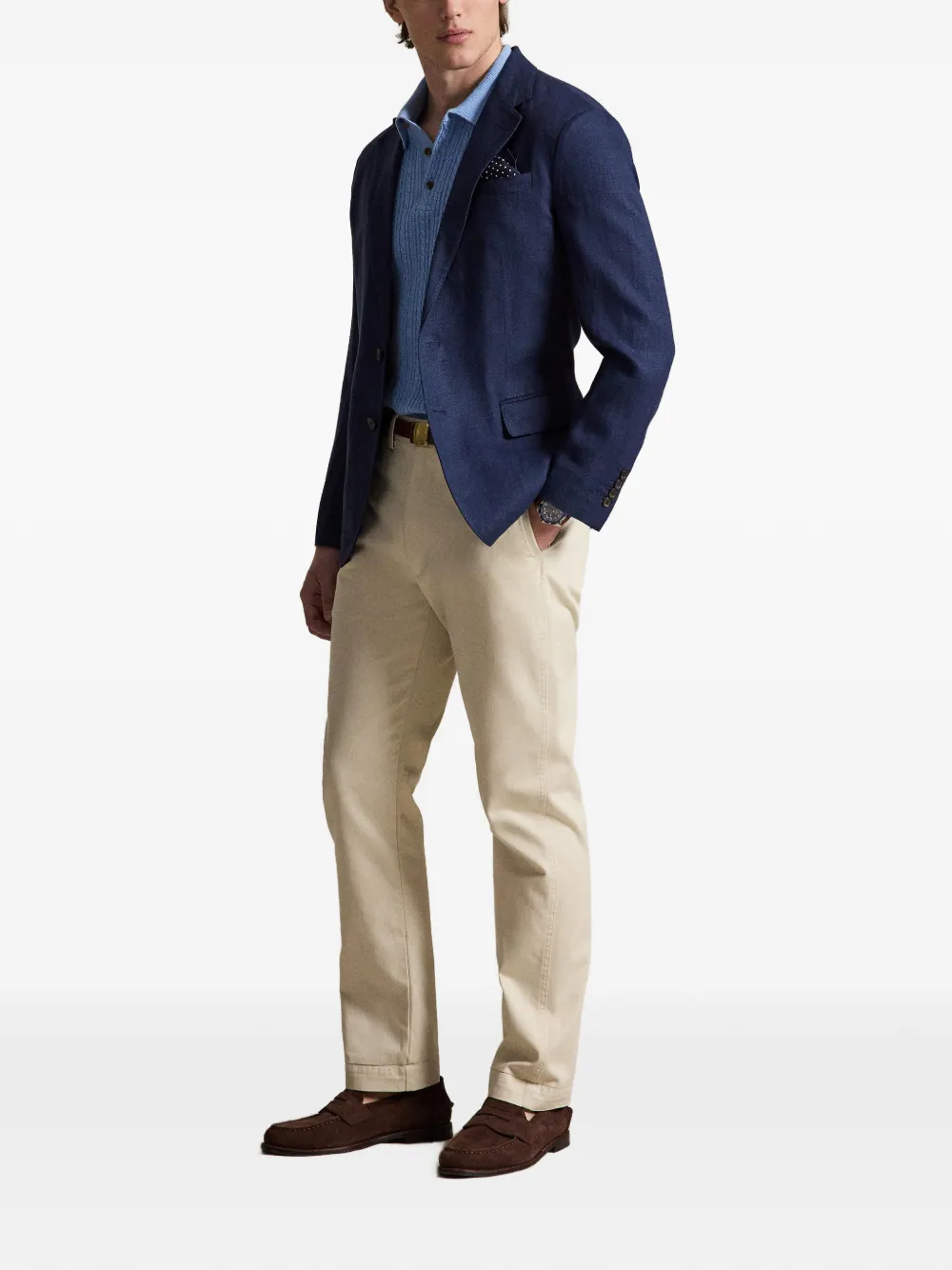 Polo Ralph Lauren Blazer met enkele rij knopen Blauw