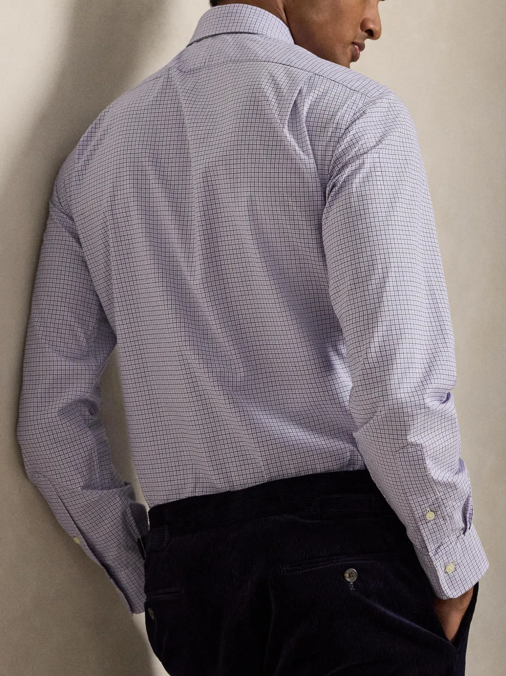 Polo Ralph Lauren Geruit popeline overhemd Wit