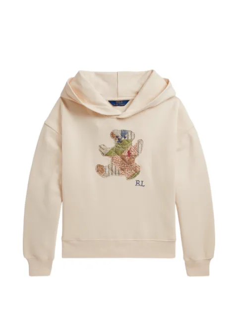 POLO RALPH LAUREN KIDS hoodie con motivo Polo Bear