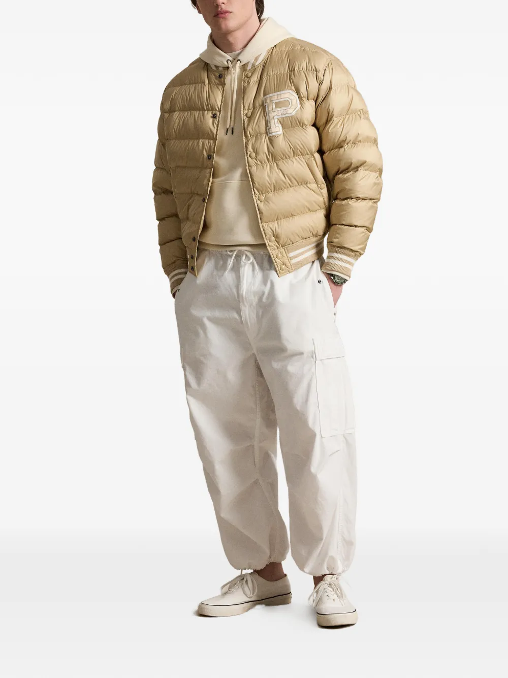 Polo Ralph Lauren The Colden gewatteerd jack Beige
