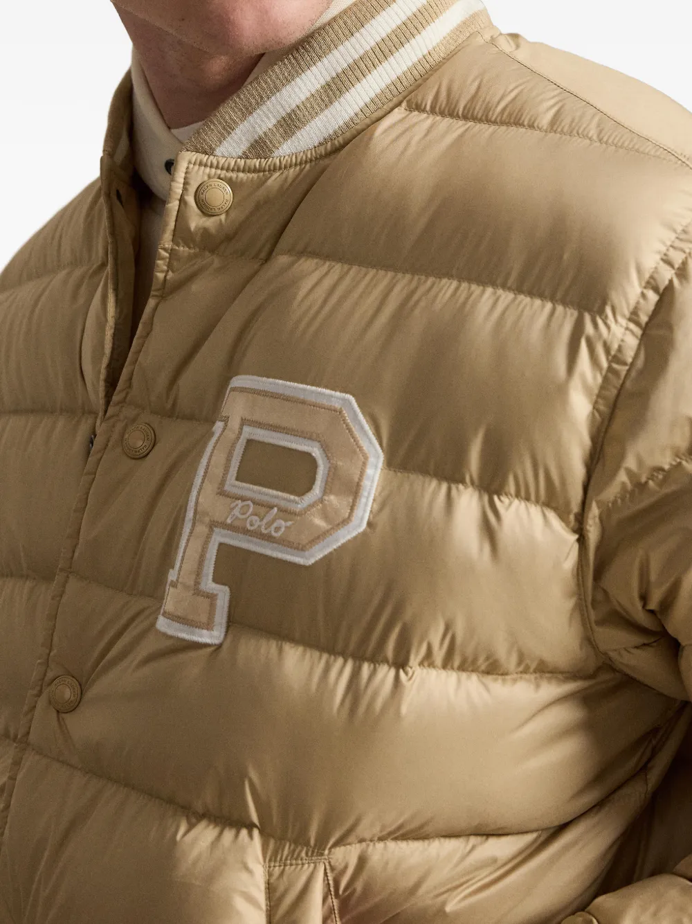 Polo Ralph Lauren The Colden gewatteerd jack Beige