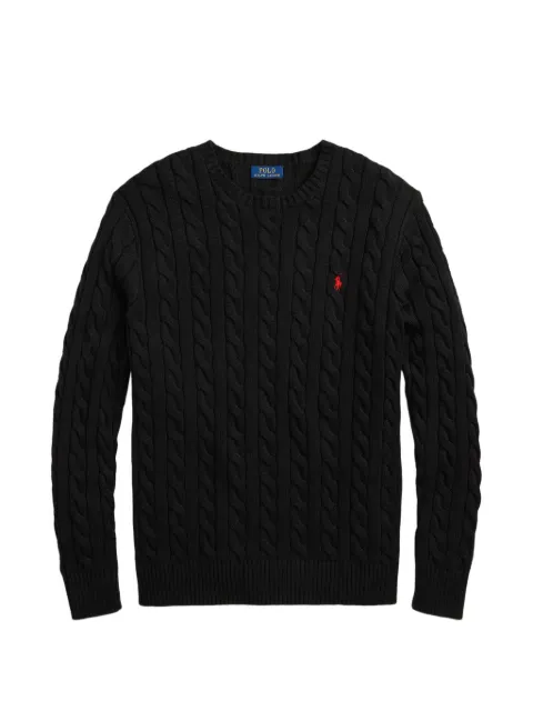 Polo Ralph Lauren sweat-shirt en maille torsadée