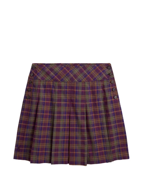 POLO RALPH LAUREN KIDS falda con pliegues